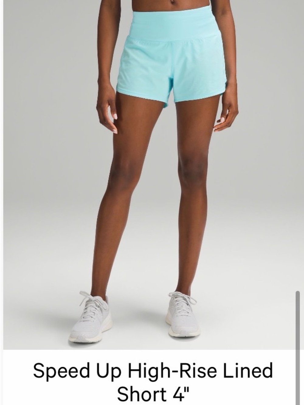 Lululemon athletica Speed Up High-Rise Lined Shorts - Light Aqua